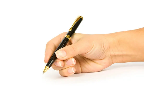 Pen in hand — Stock Photo, Image