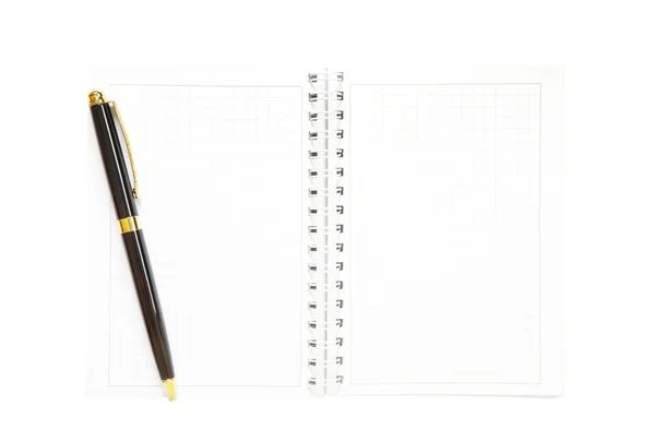 Notebook and pen — Stock Photo, Image