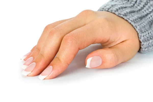 Zorg voor sensualiteit vrouw nagels — Stockfoto