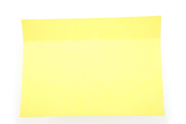 Etiqueta amarela — Fotografia de Stock
