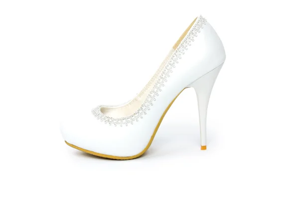 Weddings white shoes — Stock Photo, Image