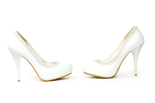 Mariages chaussures blanches — Photo