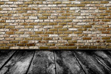 eski ahşap kahverengi odası iç