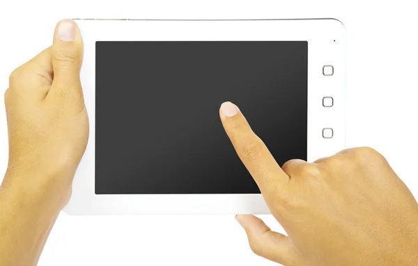 Witte tablet-pc — Stockfoto