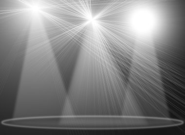 konser aydınlatma koyu arka plan ilustration karşı