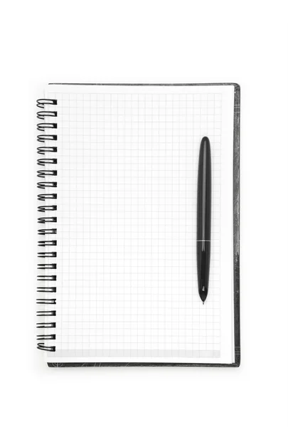 Notebook on white — Stock Photo, Image