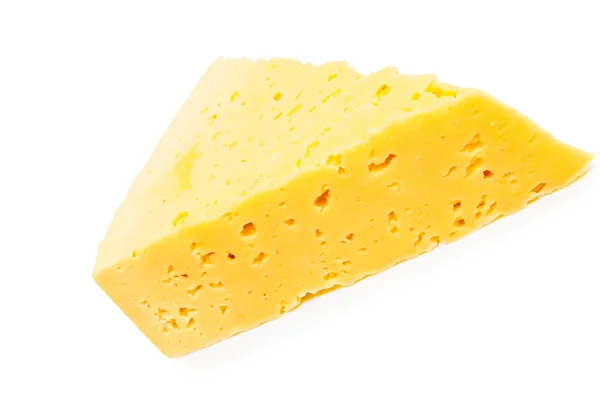 Sýr izolovaný na bílém pozadí — Stock fotografie