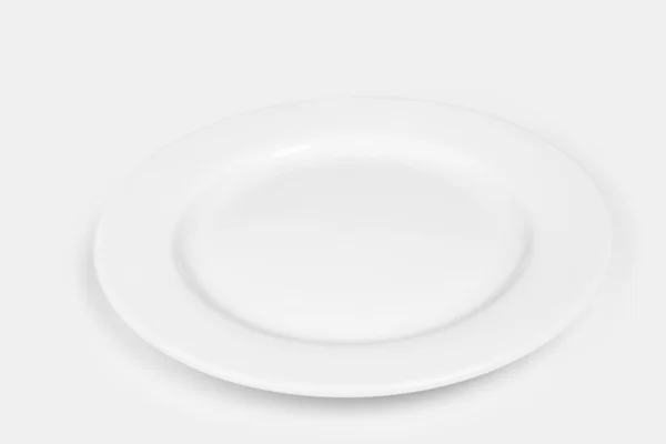 Plate on white background — Stock Photo, Image