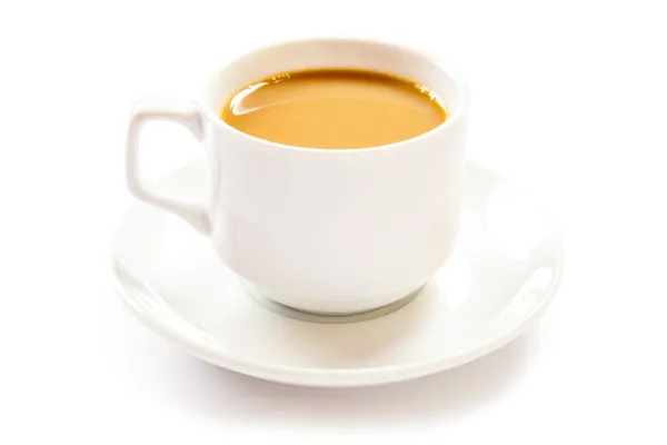 컵 커피 흰색 절연 — 스톡 사진