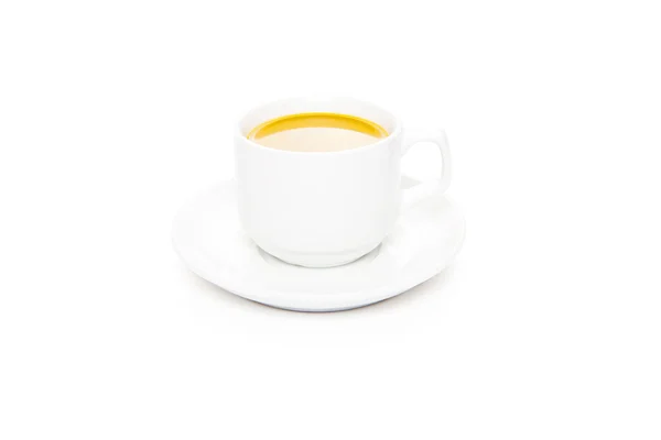 Cangkir kopi diisolasi di atas putih — Stok Foto