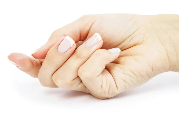 官能の女性の爪のケア — ストック写真