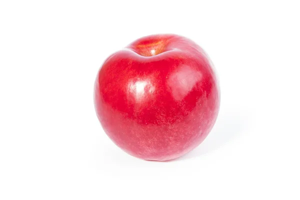 Sappige rode appels geïsoleerd op wit — Stockfoto