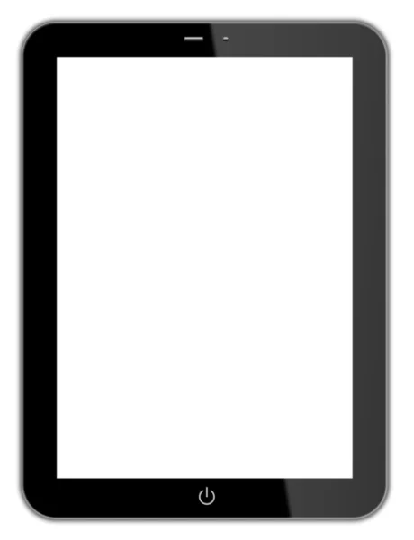 Black tablet pc — Stock Photo, Image