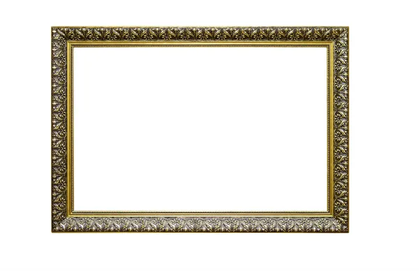 Golden Picture Frame Stock Photo