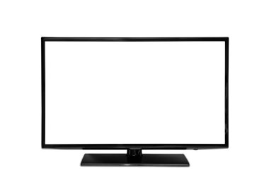 beyaz izole monitör