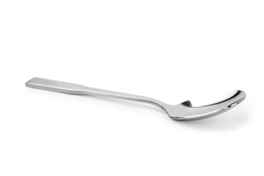 Beyaz bir arka plan üzerinde izole çay kaşığı