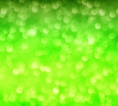 Güneşli soyut yeşil doğa arkaplanı