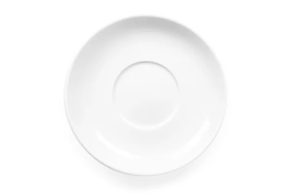 Plate on white background — Stock Photo, Image