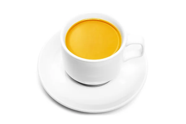 Café taza aislado en blanco — Foto de Stock