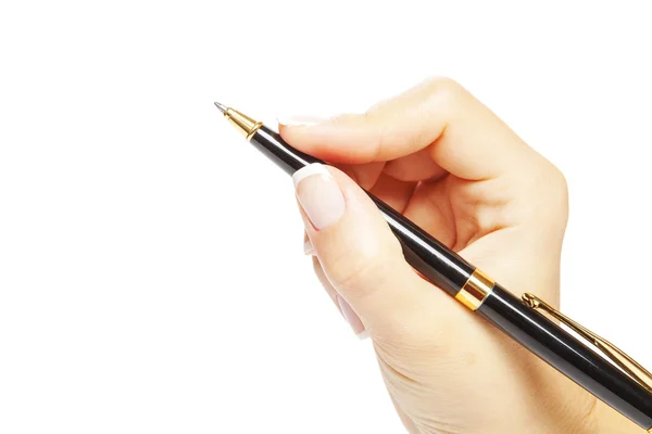 Pencil in a hand — Stock Photo, Image