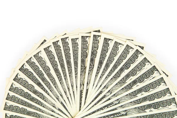 Dollars on white background — Stock Photo, Image