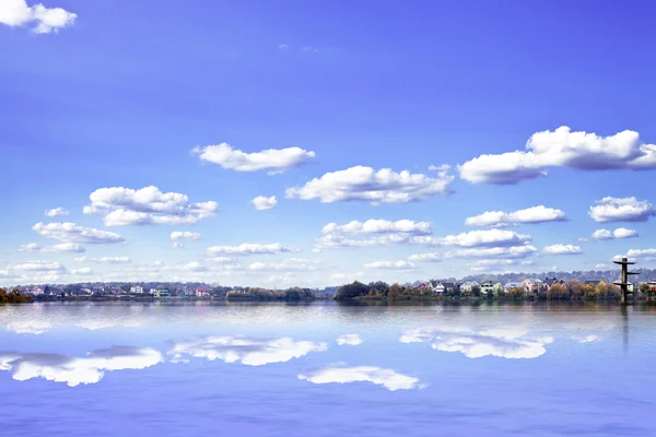 Picturesque forest and the river — Stock Photo, Image