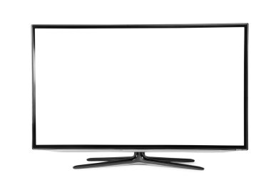 beyaz izole monitör