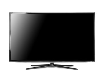 beyaz izole monitör