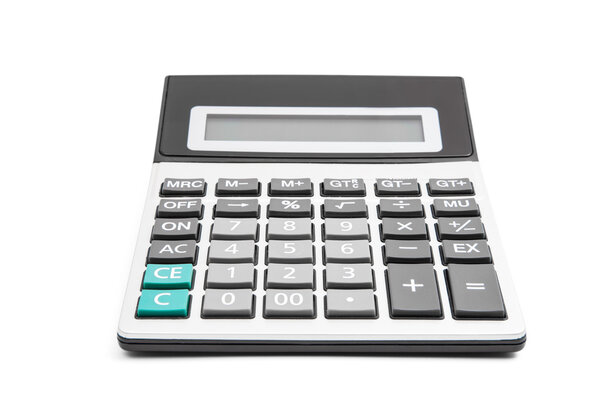calculator on a white background
