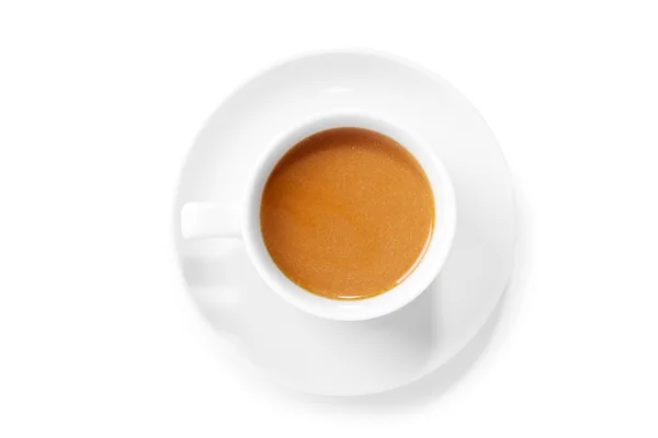 Café taza aislado en blanco — Foto de Stock