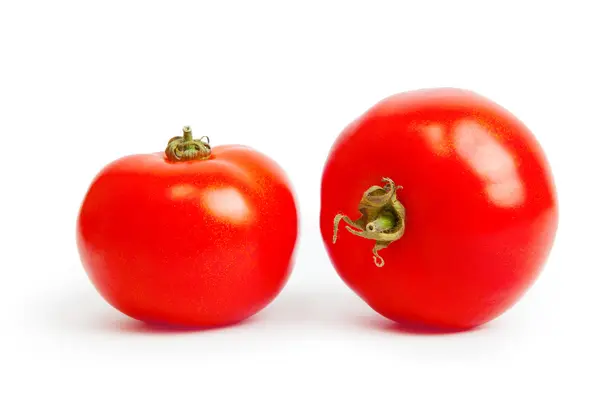 Tomate isolée sur fond blanc — Photo