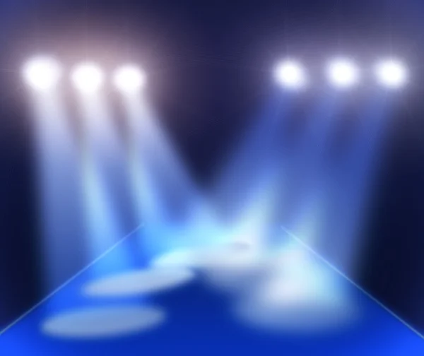 Concert lighting against a dark background ilustration — Stock Photo, Image