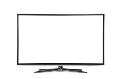 beyaz izole monitör