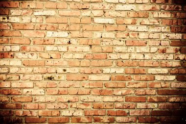 Eski grunge tuğla duvar arkaplanı