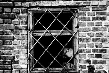 eski kirli duvar eski kirli pencere