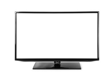 beyaz izole monitör