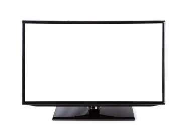 beyaz izole monitör