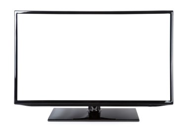 beyaz izole monitör