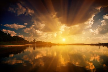 Günbatımı Arkaplanı