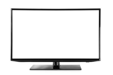 beyaz izole monitör