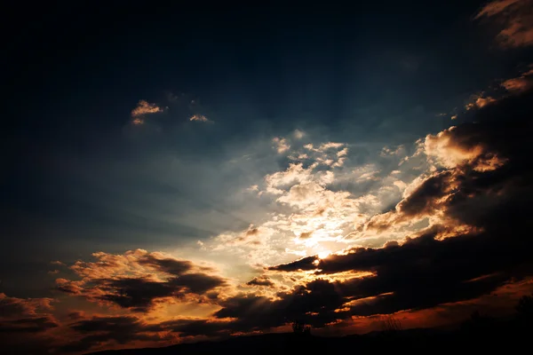Tło nieba na wschodzie słońca — Zdjęcie stockowe