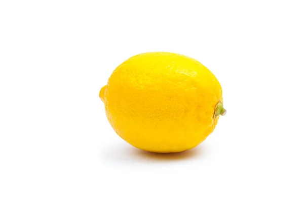 Лимон ізольований білий фон — стокове фото