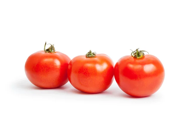 Tomate isoliert auf weißem Hintergrund — Stockfoto