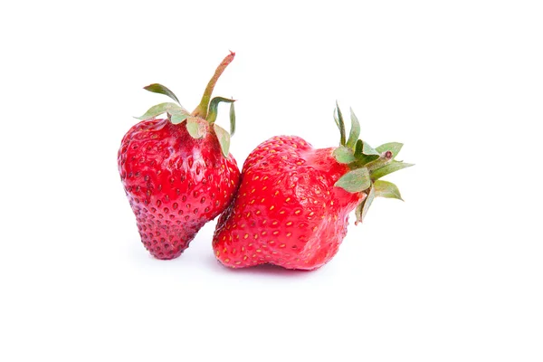 Strawberries isolated on white background — Stock Photo, Image