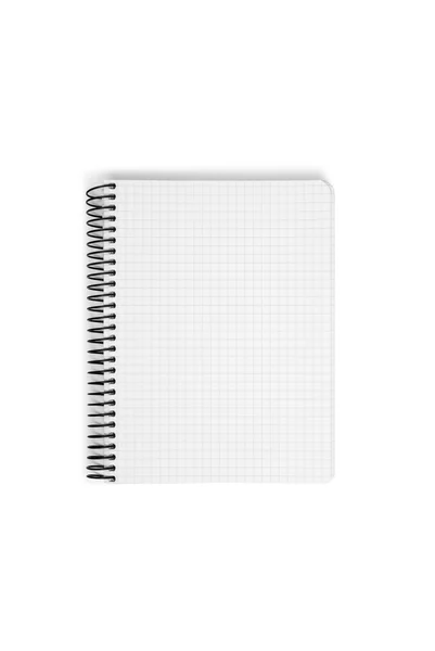 Isolerade anteckningsbok på en vit bakgrund — Stockfoto