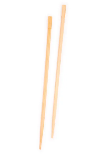 Chopsticks em fundo branco — Fotografia de Stock