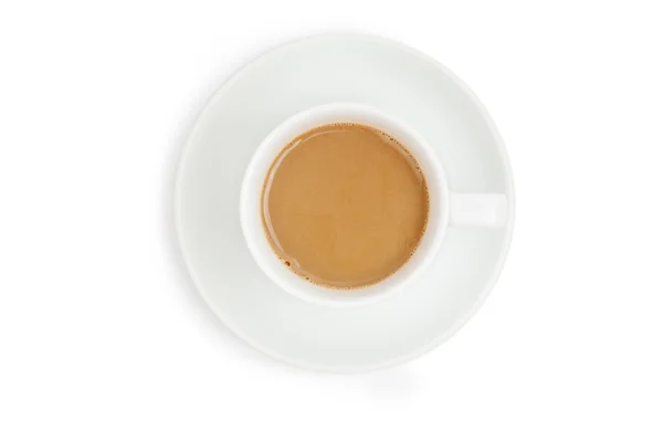 Café taza aislado en blanco — Foto de Stock