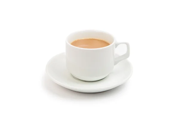 Tazza di caffè isolato su bianco — Foto Stock