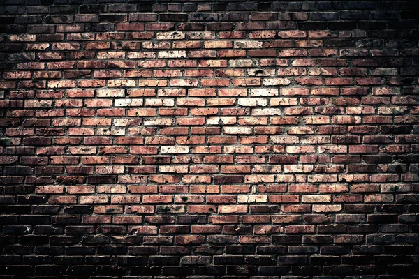古いグランジレンガの壁の背景 — ストック写真