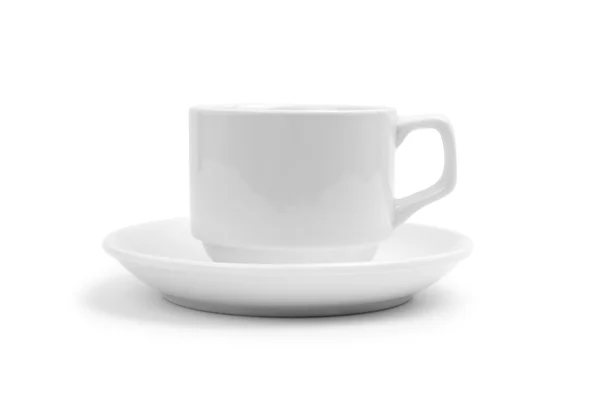 Café taza aislado en blanco — Foto de Stock